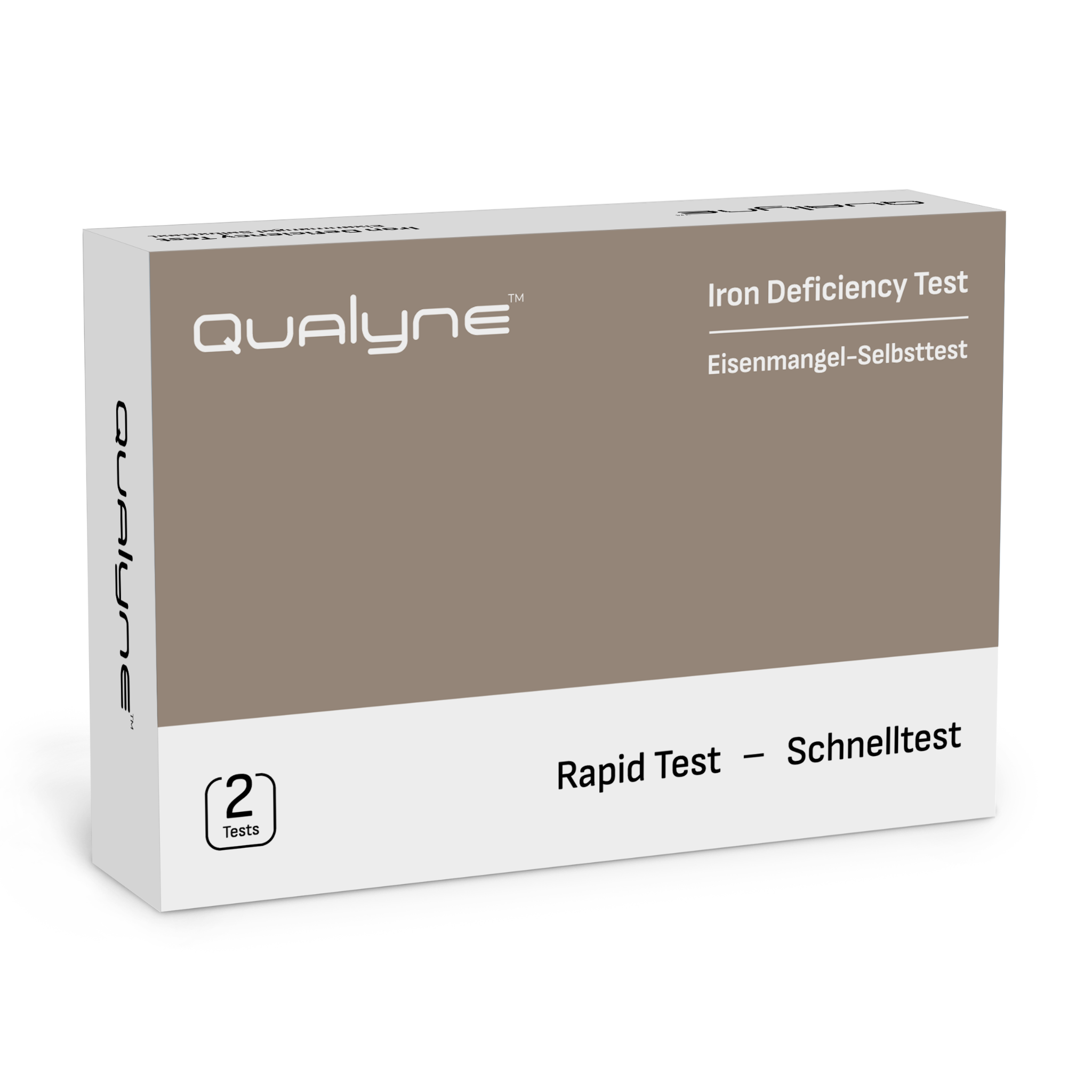 Real Qualyne Iron Deficiency Test packaging