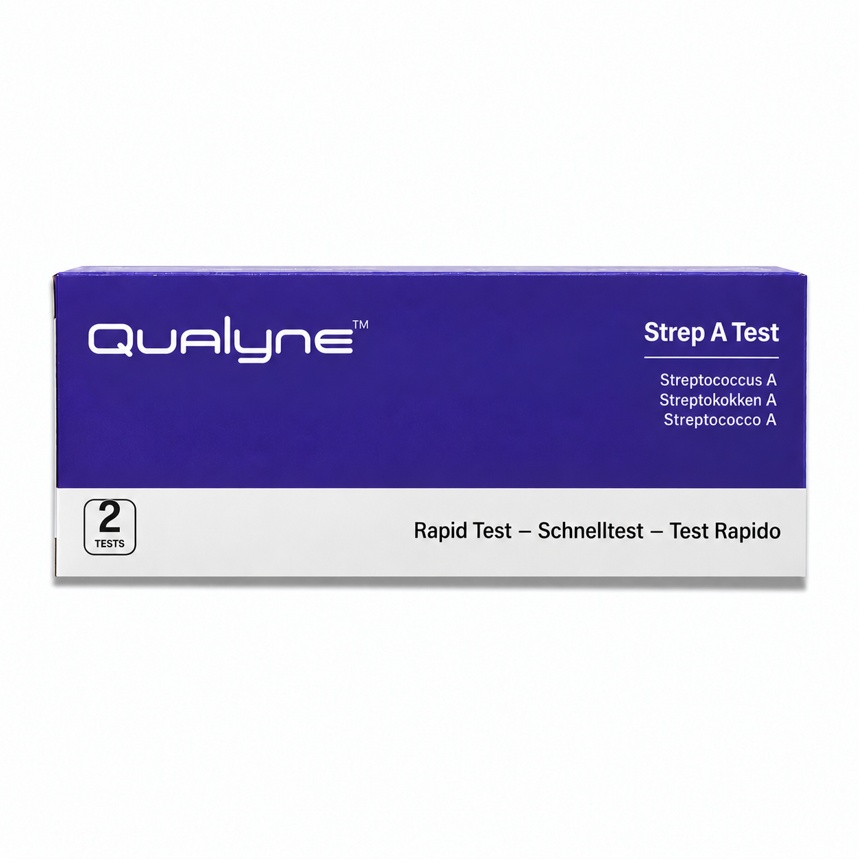 Real Qualyne Strep A Test packaging